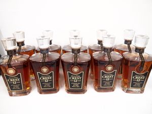 サントリー クレスト 12年のYahoo!オークション(旧ヤフオク!)の相場