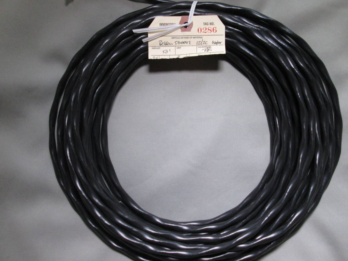 ベルデン Belden 5000U1 - Security &amp; Sound， 2 Conductor-12 AWG