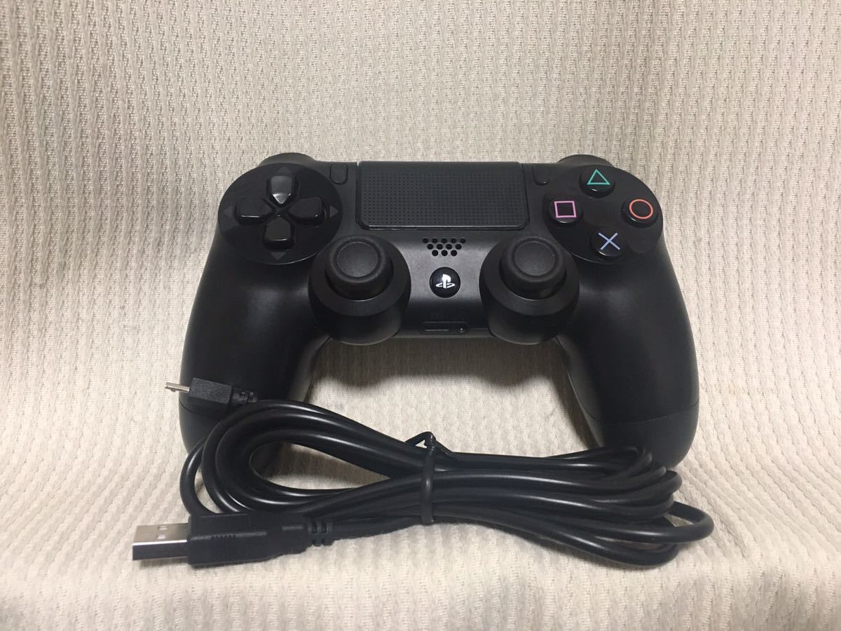 ★1円～★PS4 後期型コントローラー本体セット【ワイヤレス (DUALSHOCK 4) ★マグマレッド】CUH-ZCT2J★USBケーブル付★送料一律520円有 PS4 コントローラー 本体 純正コントローラー ☆ 後期型
