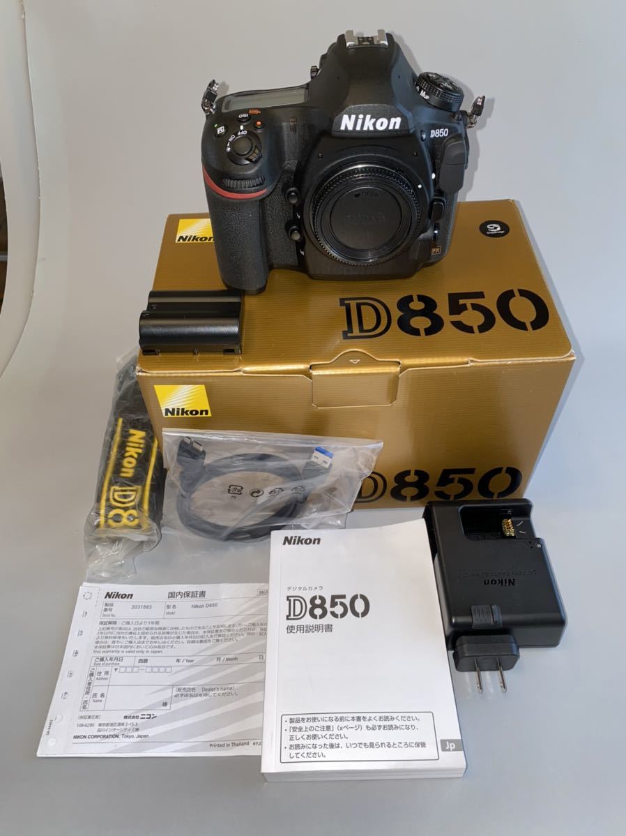 D850 ニコン ボディ Nikon シャッター回数50回以下 K462 デジタル D850