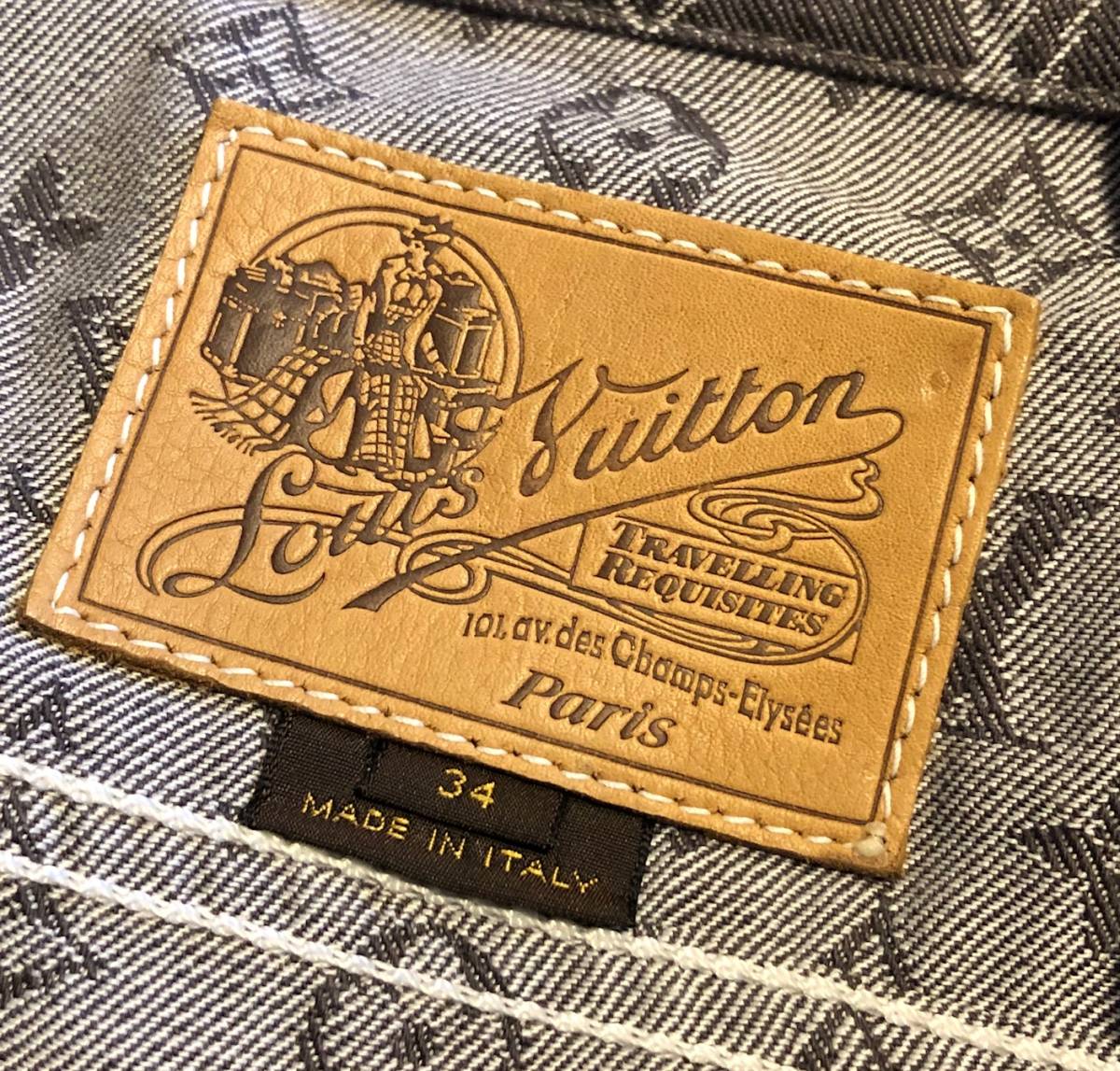 定価30万 国内正規☆ LOUIS VUITTON モノグラム デニム ダブル 