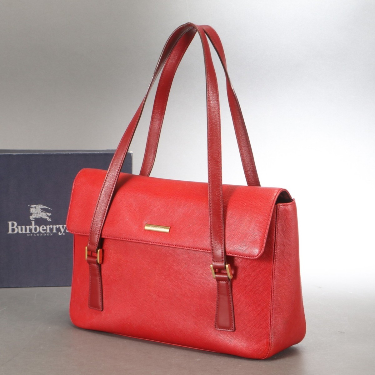 ノバチェック BURBERRY バーバリー ハンドバッグ 1円 トートバッグ 極 