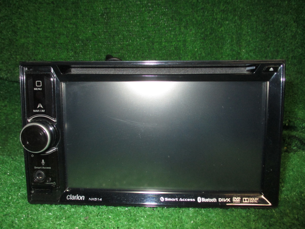 516957☆clarion/クラリオン【NX514】メモリーナビ ワンセグ付☆DVD