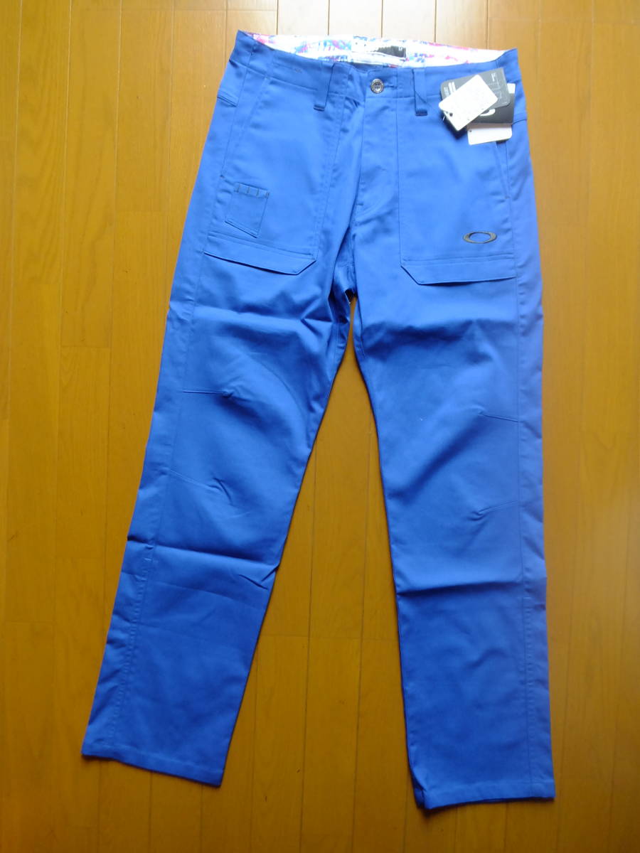 【人気定番，新作】 オークリー 32 82センチ 青 ストレッチ ゴルフパンツ 422265JP 定価9500(82cm～)｜売買されたオークション情報、yahooの商品情報をアーカイブ公開 - オークファン パンツ、スラックス