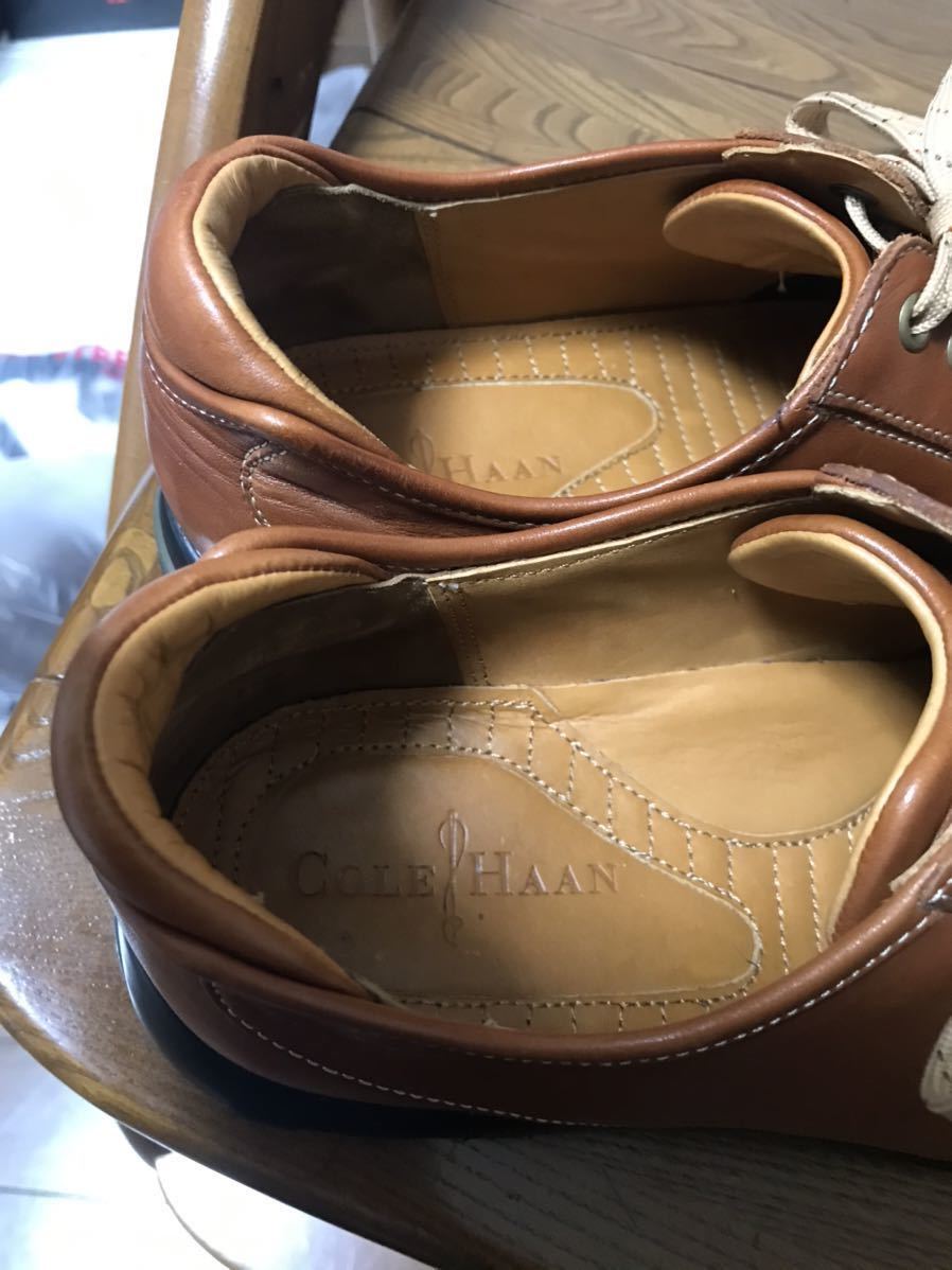 コールハーン NIKE AIR ドレスシューズ 茶 28,5～29cm 美中古】COLE HAAN コールハーン x NIKE AIR レザースニーカー