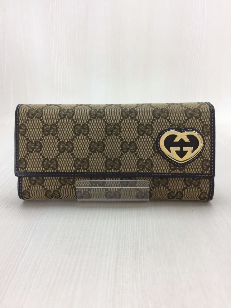 定番 人気 GUCCI◇ラブリーハートウォレット/長財布/長サイフ_GG