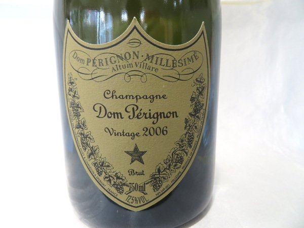 未開栓 ドンペリ 白 ヴィンテージ 2006 シャンパン 果実酒 750ml 12.5
