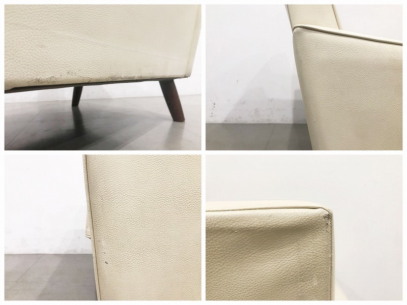 カリモク60 / ソファ / ロビーチェア / 1シーター / アイボリー / 6.9万円