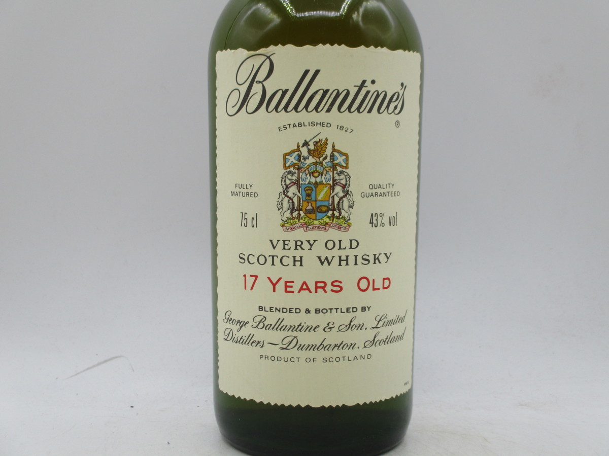 BALLANTINE'S 17年 バランタイン スコッチ ウイスキー 箱入 未開封 BALLANTINE'S 17年 バランタイン スコッチ ウイスキー 箱入 未開封