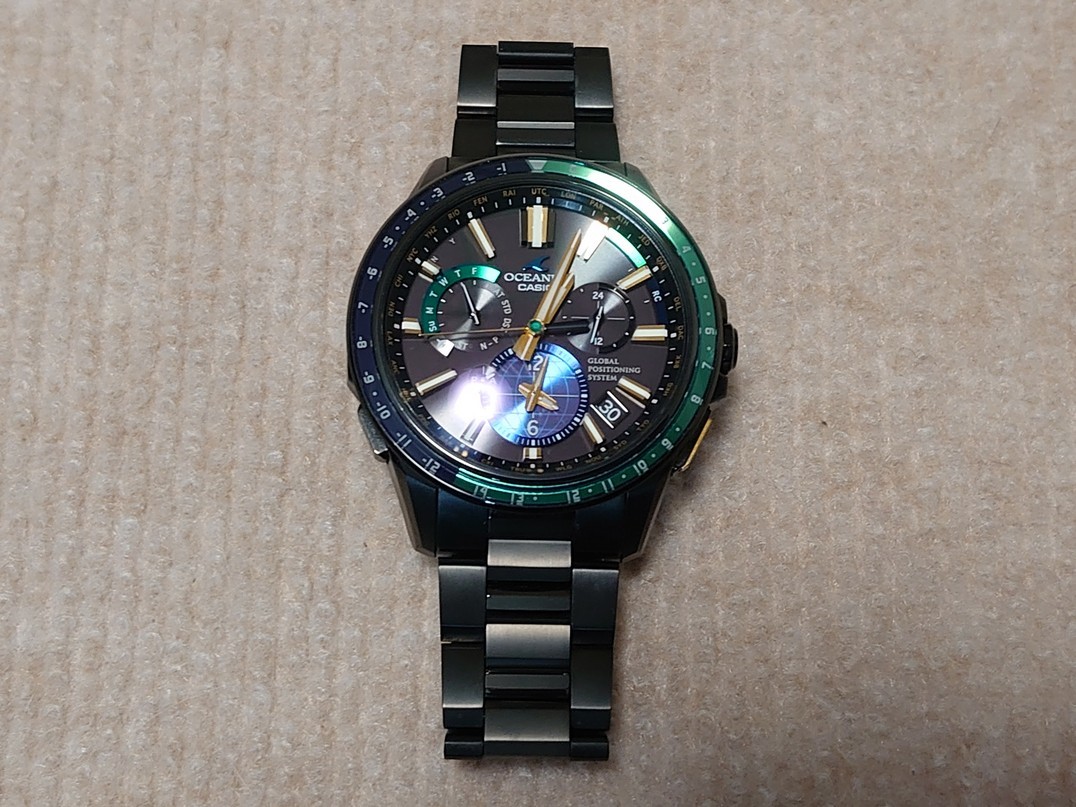 人気セール，安い CASIO OCEANUS カシオ オシアナス OCW-G1100E-１AJF 500本限定(OCEANUS)｜売買されたオークション情報、yahooの商品情報をアーカイブ公開 - オークファン OCEANUS