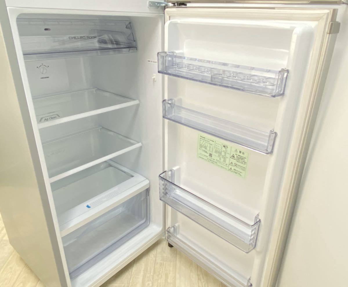 超美品 パナソニック NR-B250T-SS 冷蔵庫 シャイニーシルバー [2ドア