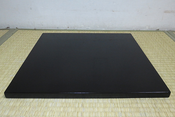 茶道具 中置用 大板 【 紹鴎好写 木製黒真塗大板 】紙箱 敷板 漆器