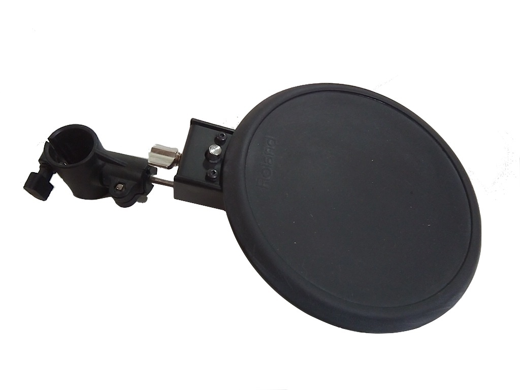 ROLAND ローランド V-DRUMS エレドラ 電子 ドラム スネア 等用 パッド PAD スタンド 取り付け金具付き 即決有り 使用少なめ 管理番号SH