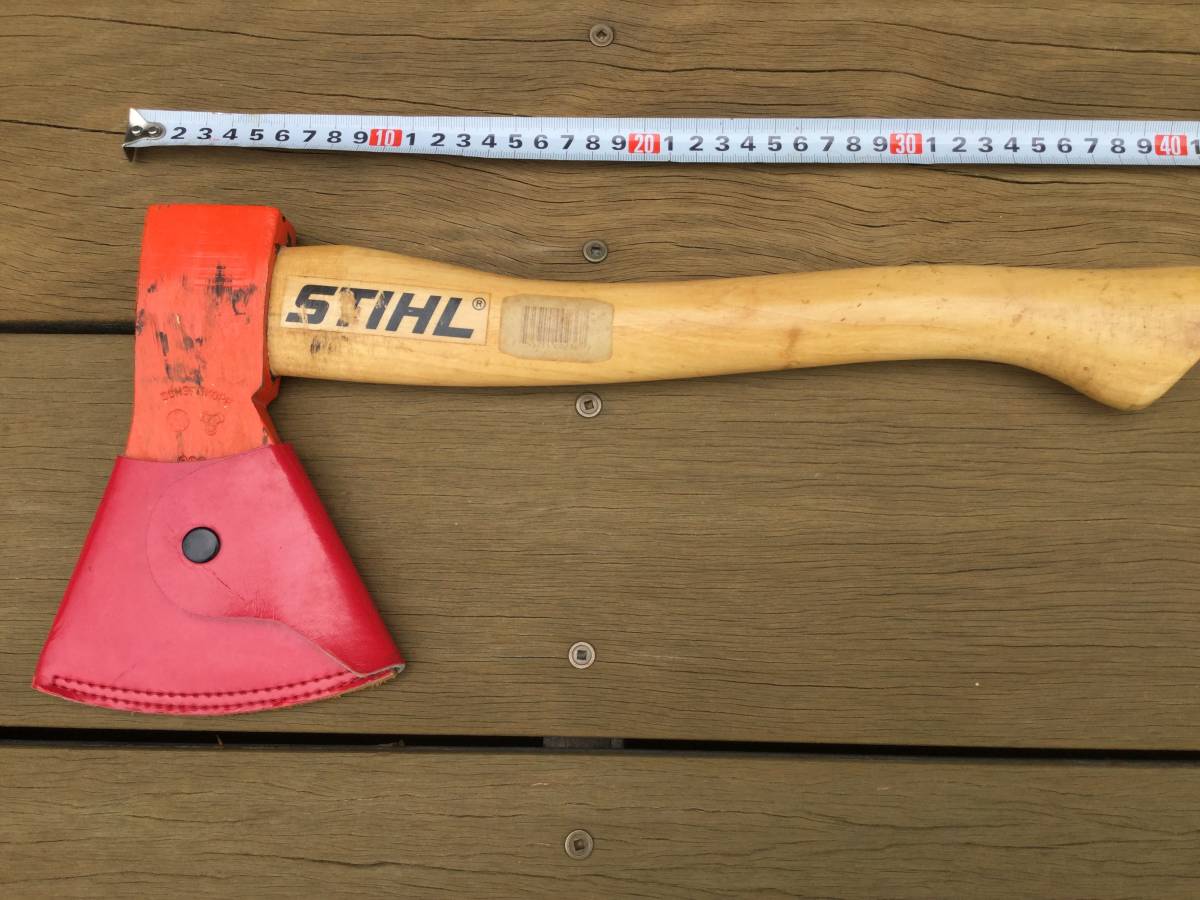 【低価，2026】 STIHL スチール 製 ハンドオックス 手斧 本体重量1080g 長さ約40cm 刃渡約12cm(斧)｜売買されたオークション情報、yahooの商品情報をアーカイブ公開 - オークファン 斧