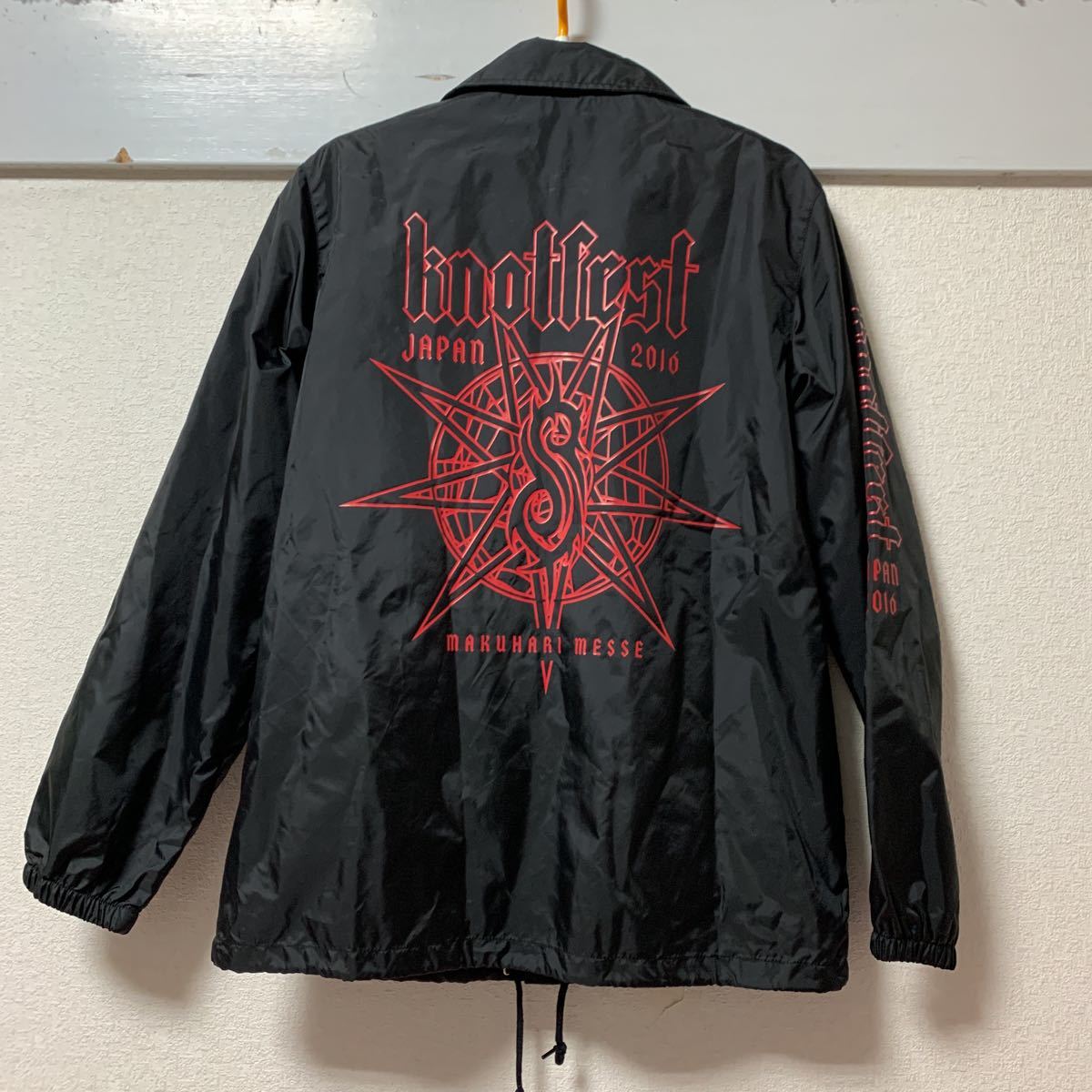 Knotfest Japan 2016 コーチジャケット M ノットフェス KNOT FEST 2016 Slipknot コーチジャケット ナイロン
