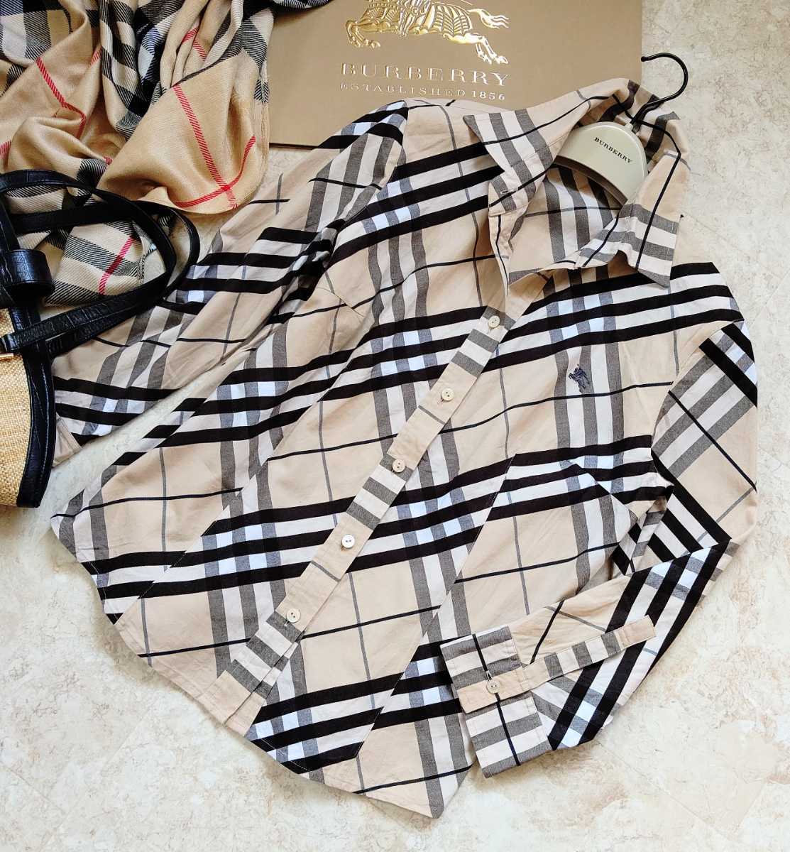 大きいサイズ 良品 BURBERRY LONDON バーバリー ロンドン セットアップ 