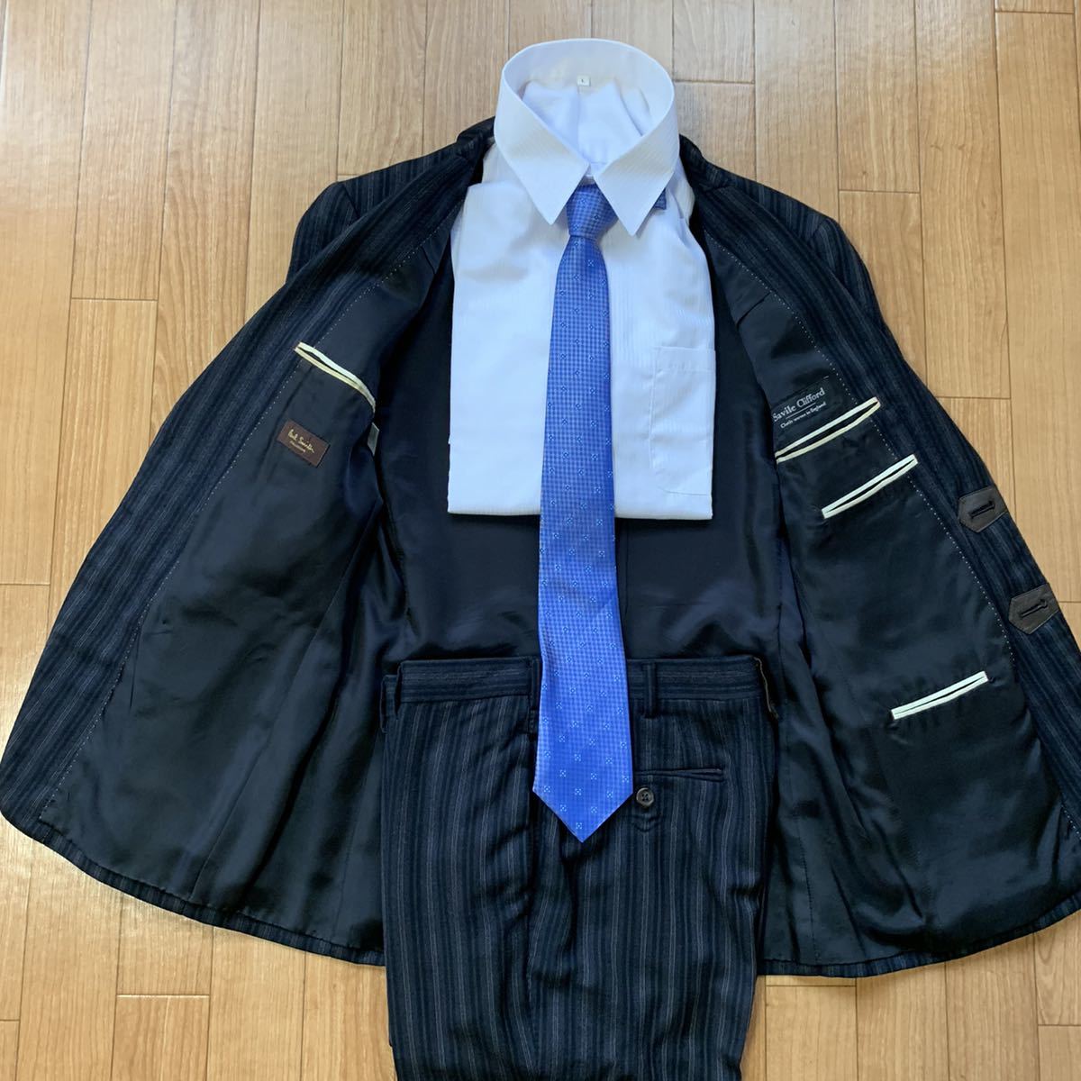 最新作，新品 【英国製生地】ポールスミス ×『Savile Clifford 』 M