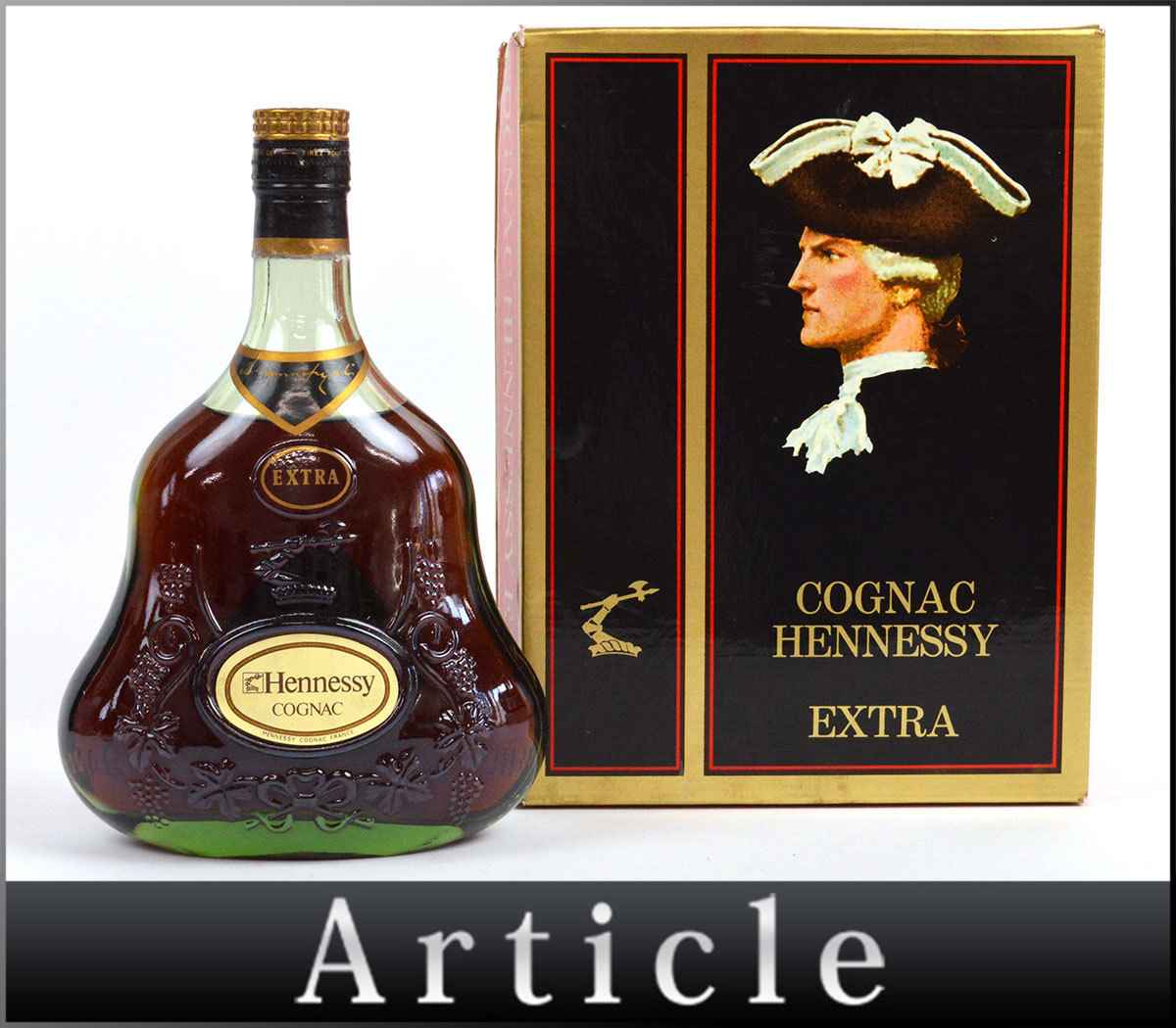 激安大特価，得価 86663古酒 未開栓/Hennessy ヘネシー EXTRA エクストラ/ ブランデー コニャック/ グリーンボトル/ 金キャップ/ 箱付/ 700ml(ヘネシー)｜売買されたオークション情報、yahooの商品情報をアーカイブ公開 コニャック