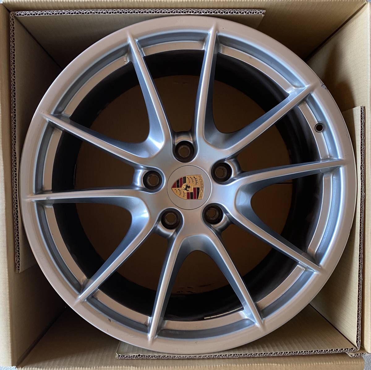 ポルシェ 純正 981ボクスターS 装着品 ホイールのみ 4本セット 