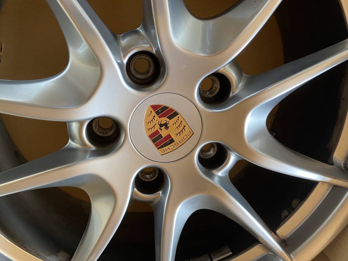 ポルシェ 純正 981ボクスターS 装着品 ホイールのみ 4本セット