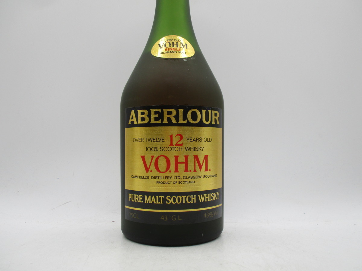 アベラワー 12年 ABERLOUR VOHM vohmの通販 未開栓 - アベラワー12年 