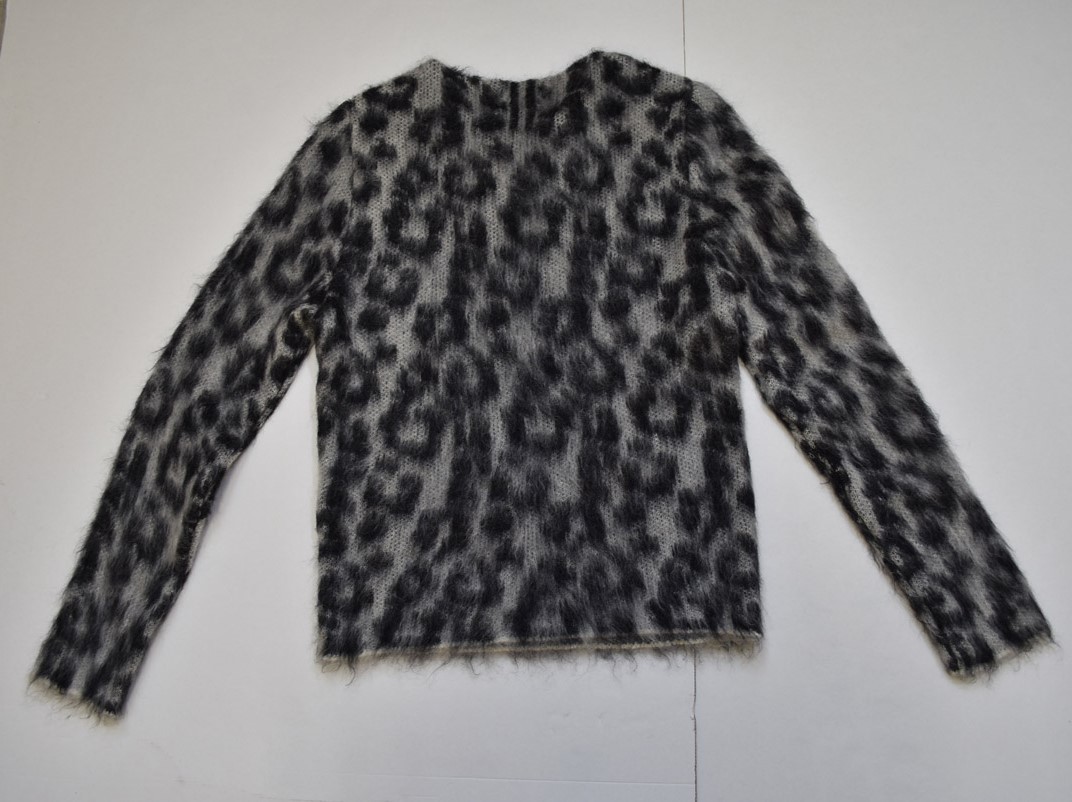 10218)Saint Laurent Paris サンローラン レオパード柄ニット サイズ 