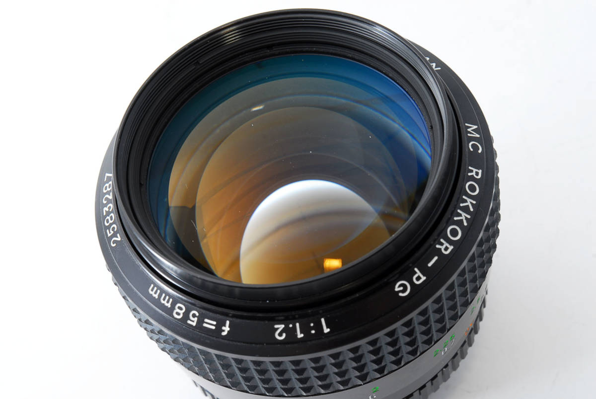 MINOLTA MC ROKKOR-PG 58mm ミノルタ 50mm 1.2 F1.4 MINOLTA|希少
