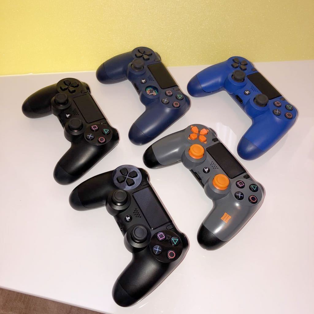 ジャンク SONY PS4 純正 DUALSHOCK4 コントローラー 5台 中古ｹﾞｰﾑOP