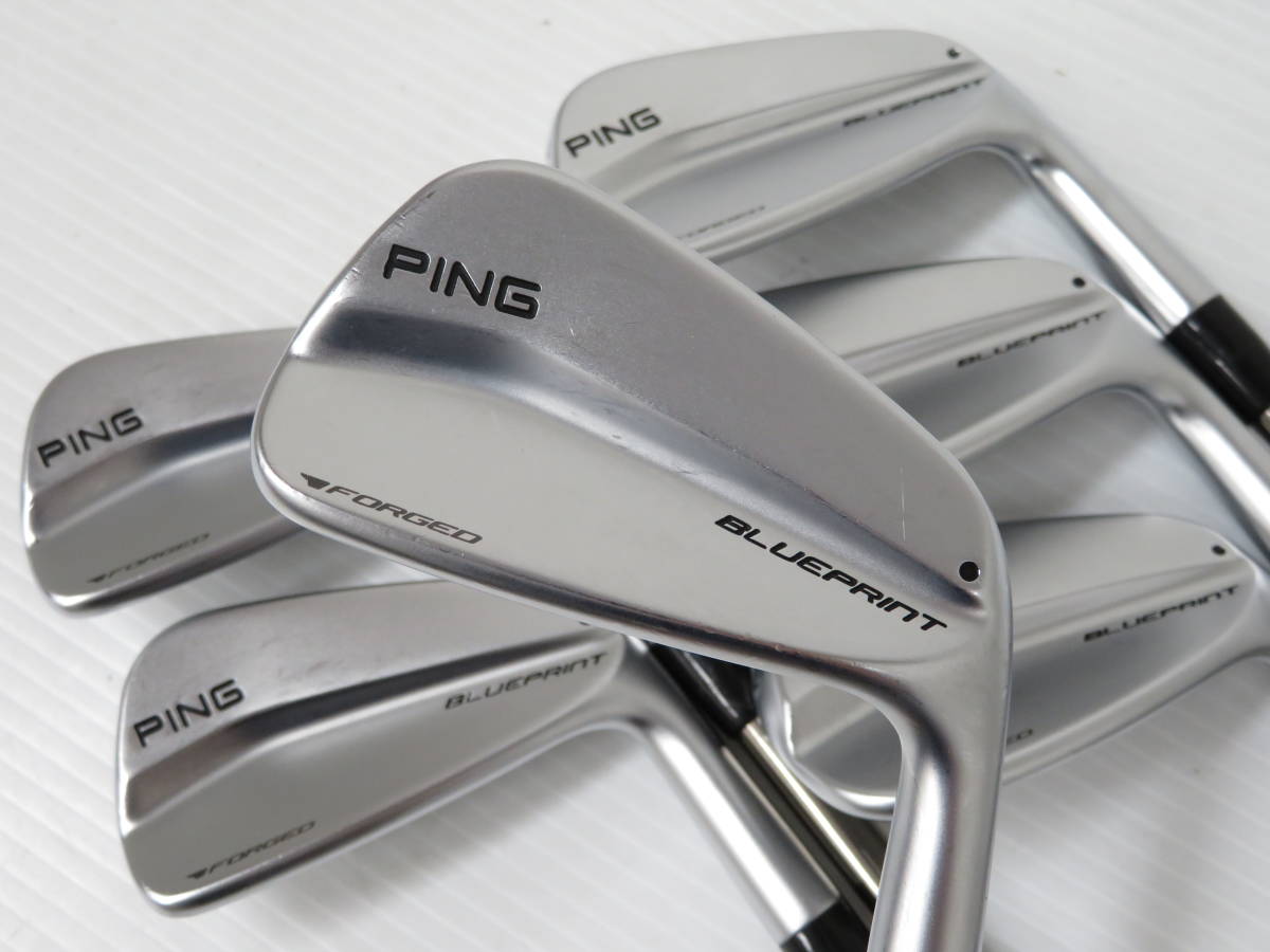 100%新品，新作登場 ピン史上初の鍛造マッスルバック レア ピン ブループリント PING BULE PRINT 黒ドット 5-PW 6本SET マミヤ ATTAS 115 S 税込 6276(ピン)｜売買されたオークション情報、yahooの商品情報をアーカイブ公開 - 男性右きき用