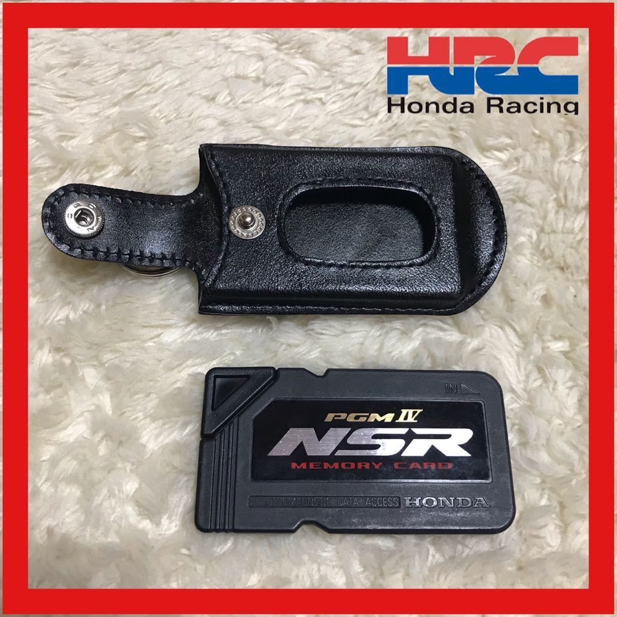 HRC NSR 250 MC28 SP SE ホンダ純正　カードキー ケース★栃木レザー ★専用型押し★
