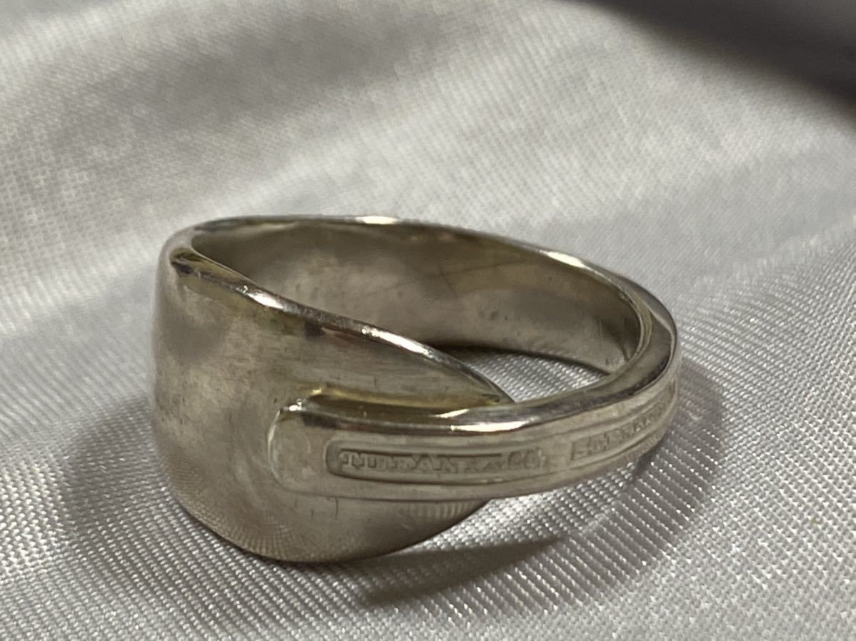 TIFFANY&Co. スプーンリング　ヴィンテージ Tiffany＆Co．ティファニー スプーンリング 指輪 ヴィンテージ 13号