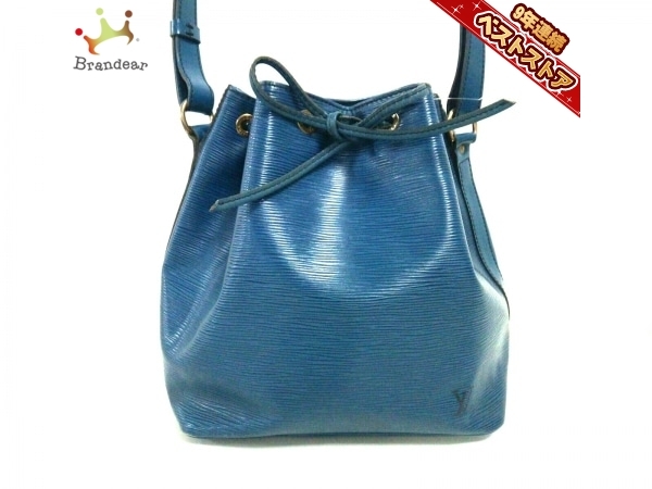 人気定番，格安 ルイヴィトン LOUIS VUITTON ショルダーバッグ M44105 プチ ノエ レザー LVロゴの刻印入り トレドブルー A20972 バッグ エピ(ショルダーバッグ)｜売買されたオークション情報、yahooの商品情報をアー かばん、バッグ