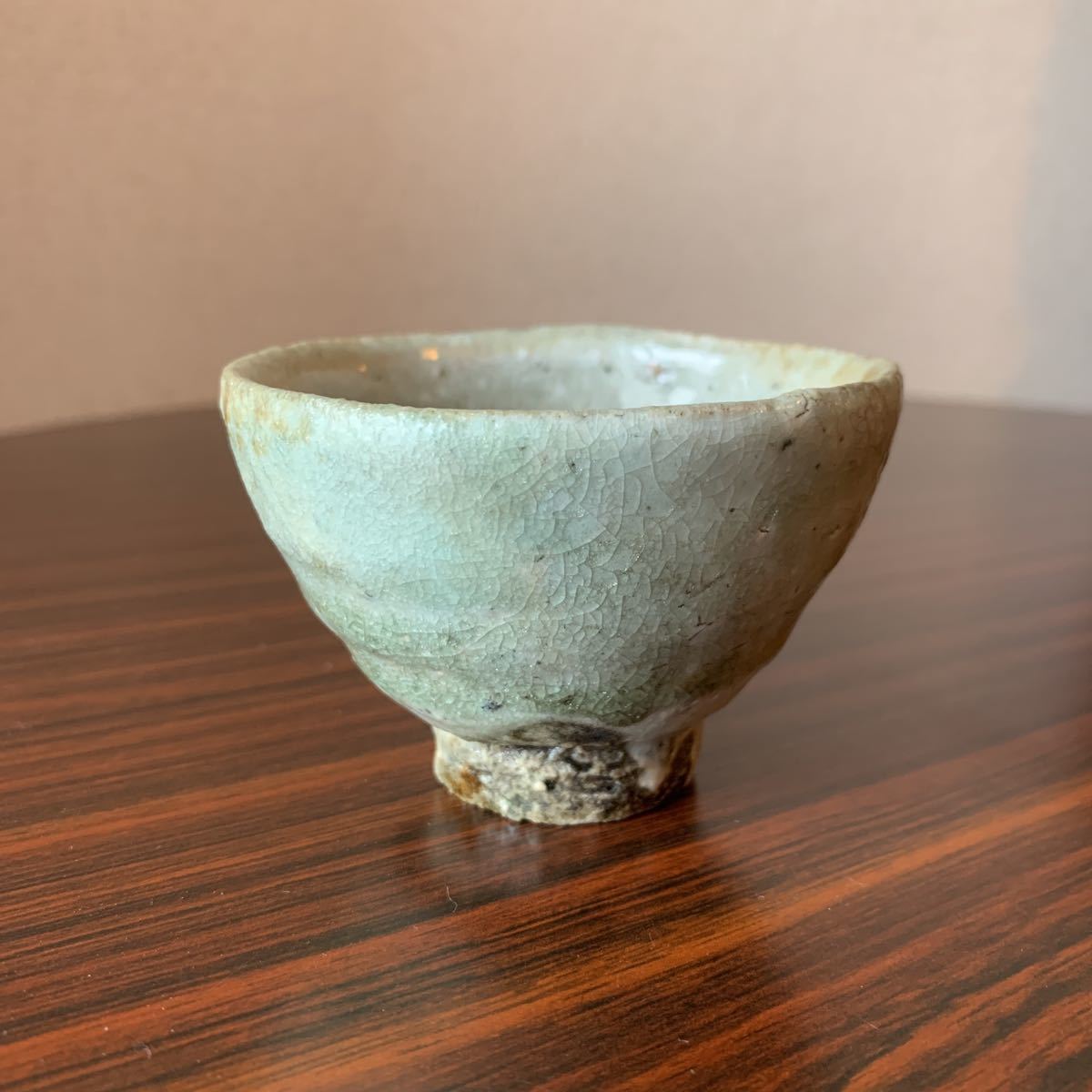 今西公彦 白丹波酒呑 丹波ぐい呑 共箱 唐津ぐい呑 酒器 井戸ぐい呑