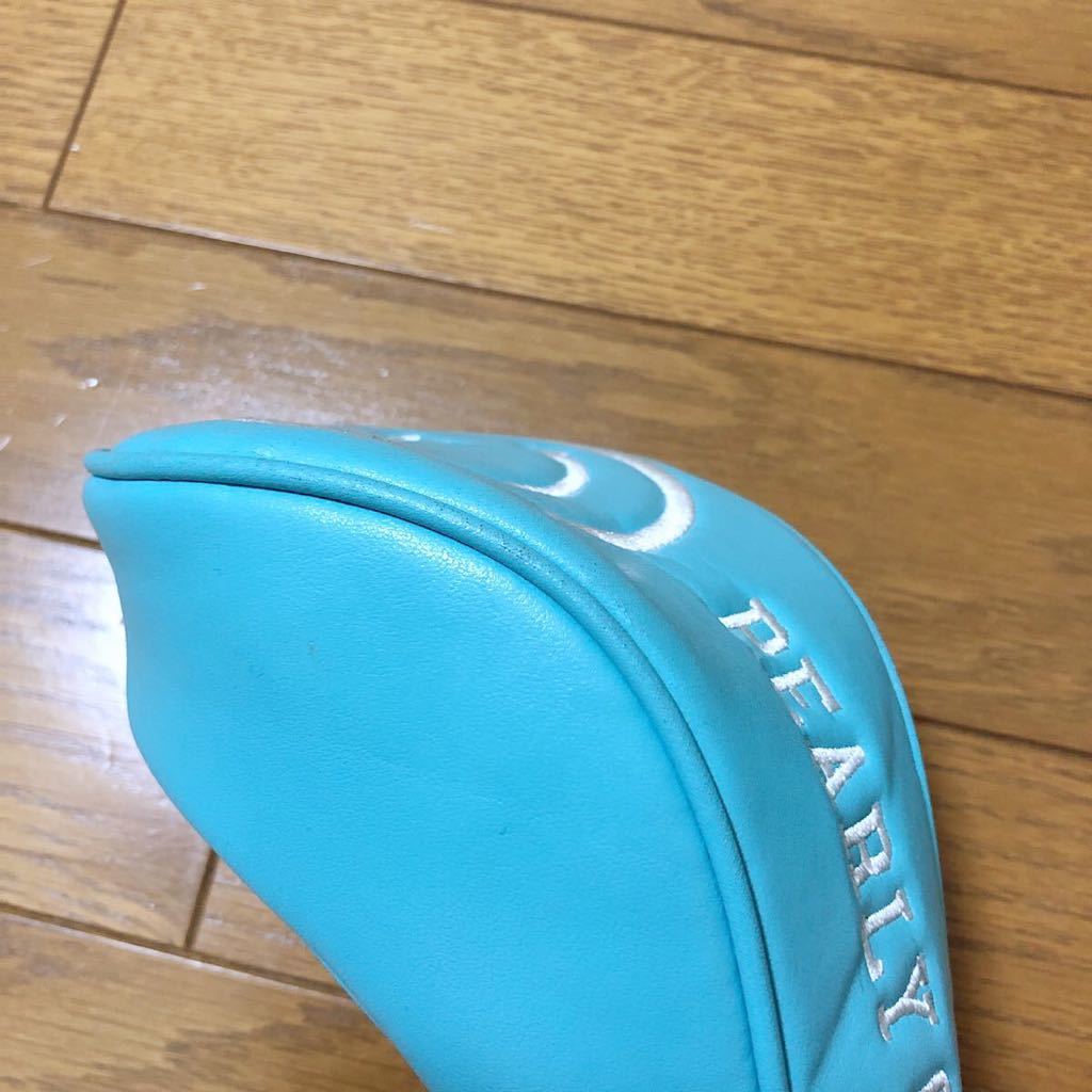 アイアンカバー GATES PEARLY パーリーゲイツ (パーリーゲイツ) ヘッドカバー : [パーリーゲイツ] 中古 アイアン グリーン｜トレファク ホワイト｜トレファク Golf - スカイブルー PGマーク