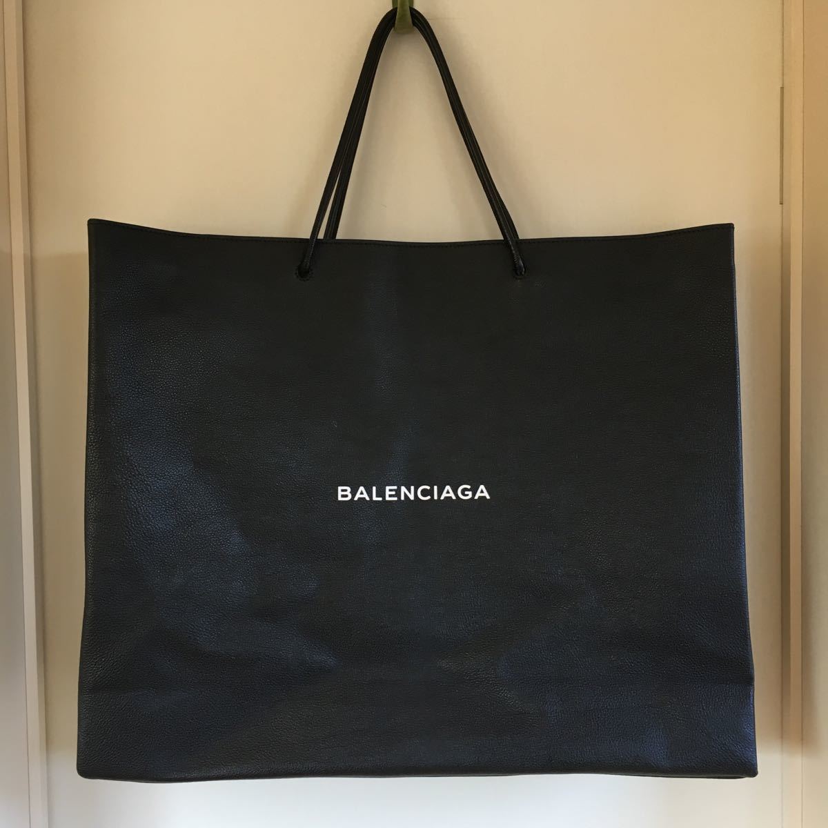 BALENCIAGA イーストウエストショッピングバッグ Lサイズ 完売品 黒 極 