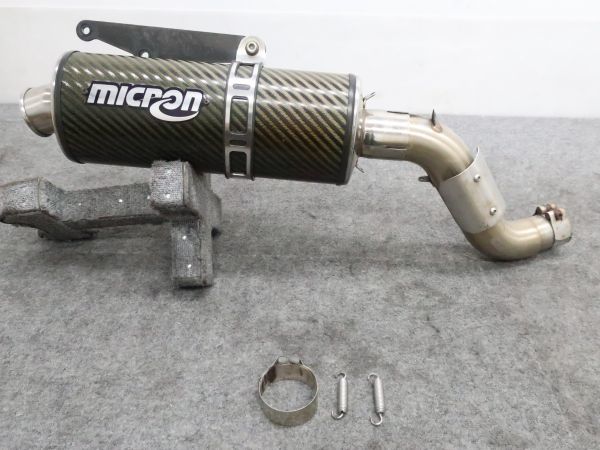 k.a様 ご確認用 ZX-10R 04-05 micron ステン/カーボン スリップオン マイクロン ◇返品