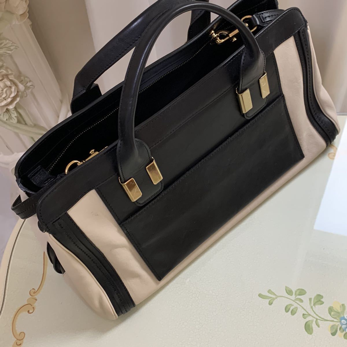 新品 未使用 Chloe クロエ アリスバッグ バッグ 2way 本革 レザー 