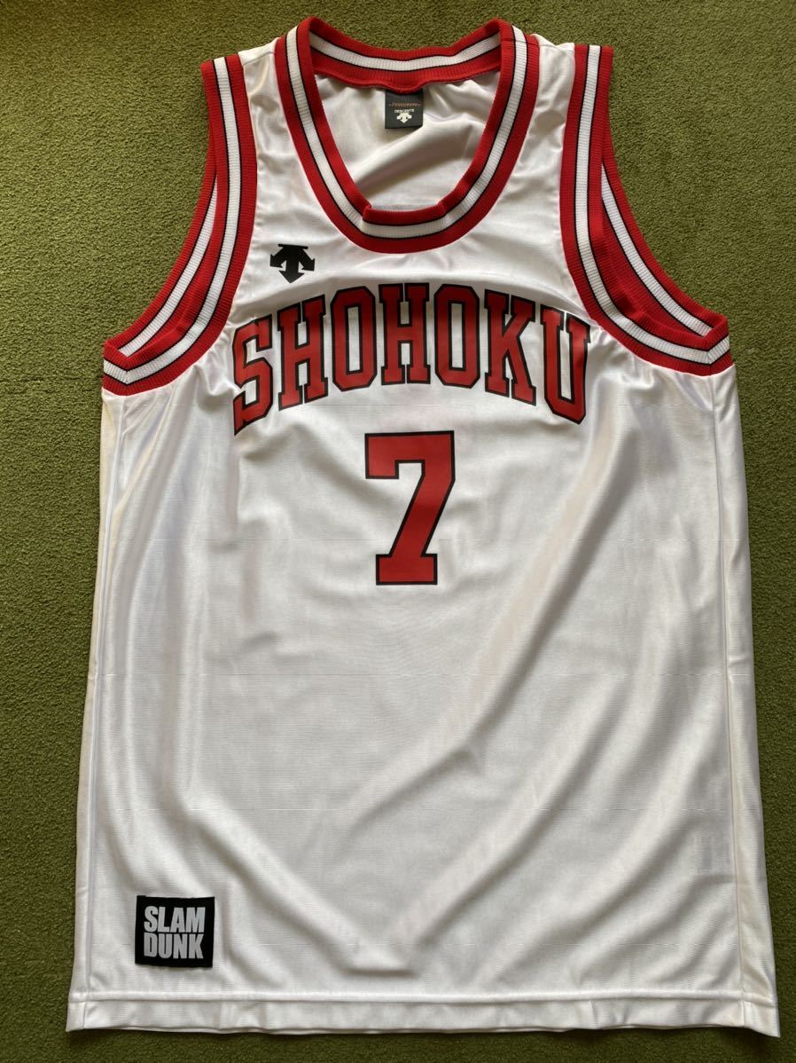 【定番人気，定番】 デサント スラムダンク SLAMDUNK 湘北 ＃7 宮城リョータ レプリカ ユニフォーム M-L バスケットボール ジャージ(記念ユニフォーム)｜売買されたオークション情報、yahooの商品情報をアーカイブ ユニフォーム