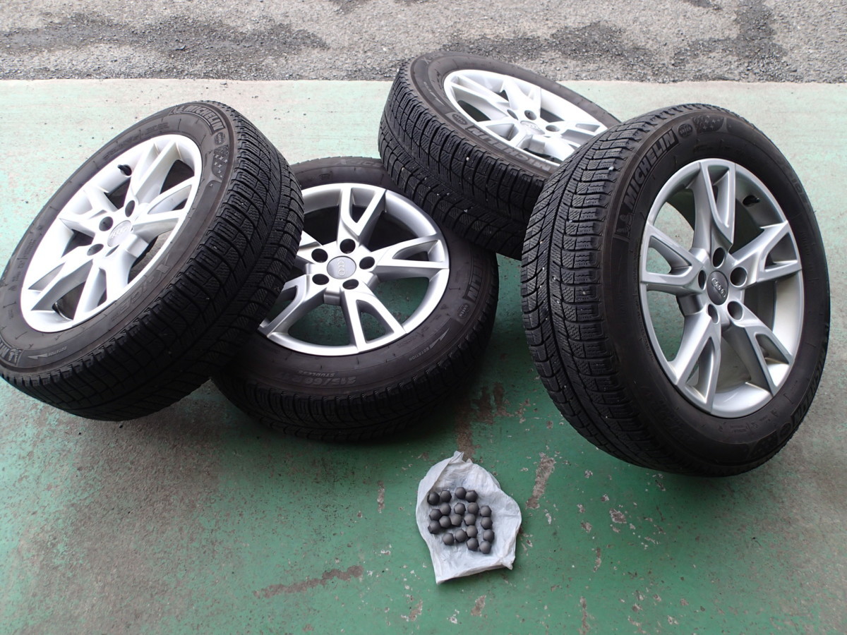 アウディ17インチ 純正ホイールとMICHELINスタッドレスタイヤ1本セット アウディ 17インチ パーツ情報 A3 MINI 0 smartline 等 Q2 純正
