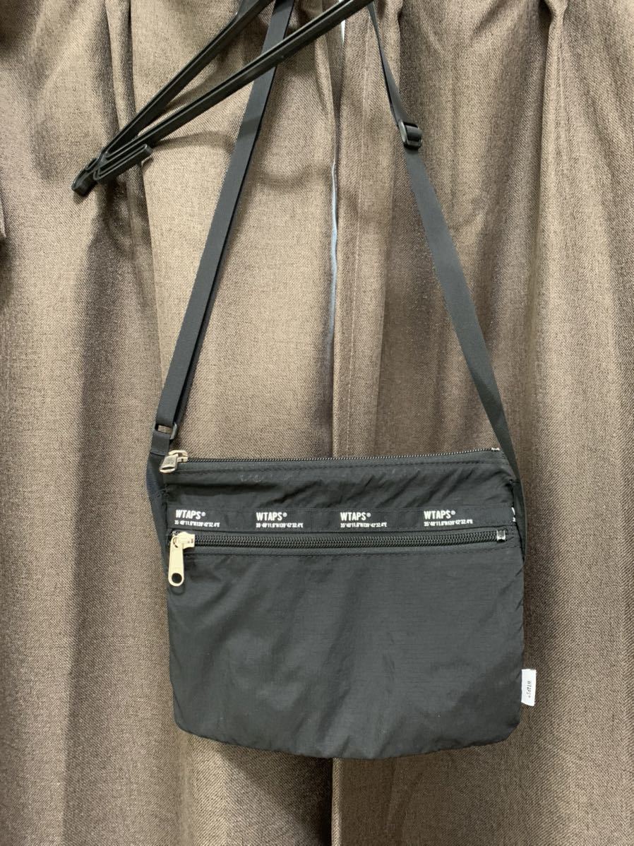 入手困難】WTAPS サコッシュ 黒 ZORN 窪塚洋介 ナイロン タグ刺繍