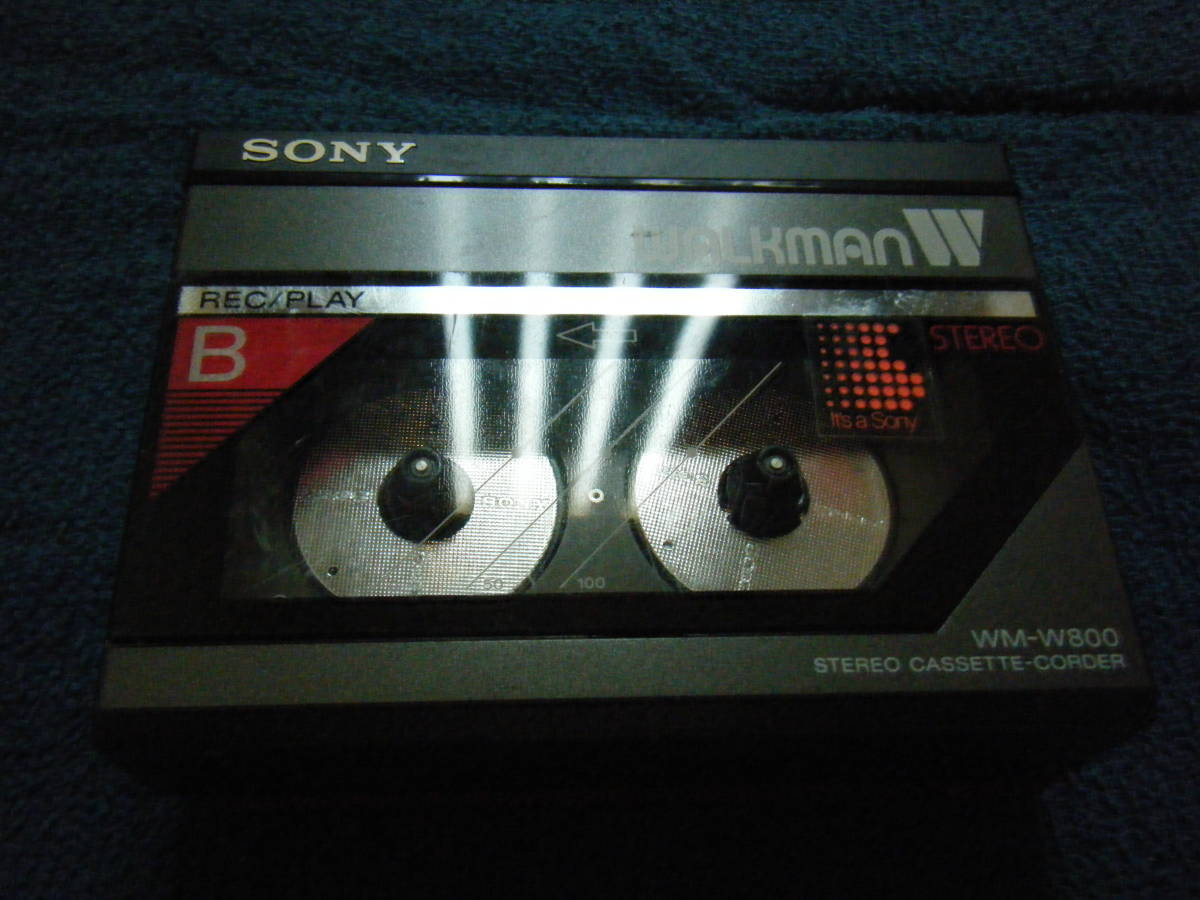 ジャンク☆SONY カセットウォークマン WM-W800 KI-0523-2 オーディオ