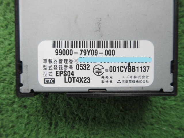 スズキ純正 ETC 三菱電機製 EPS04 ビルトイン アンテナ分離型 動作確認OK!