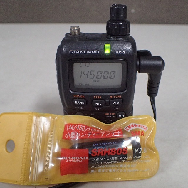 スタンダード　VX-2 144/430MHz デュアルバンド　ハンディ無線機 144⁄430MHz VX-2 ハンディ無線機 スタンダード STANDARD ヤエス VX-6