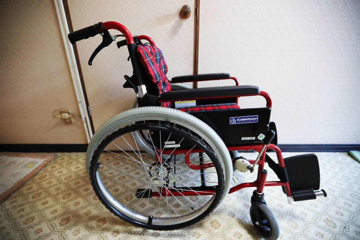 中古 自走式車いす カワムラサイクル 低床型 座幅38cm BM22-38SB-L0