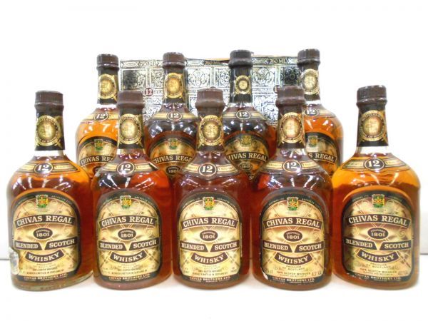 最新作，格安 古酒 1円 スタート 9本セット CHIVAS REGAL シーバスリーガル 12年 ブレンデッド スコッチ ウイスキー 特級&times;1 40% 43% 未開栓 Z29094sN-L(スコッチ)｜売買されたオークション情報、yahooの商品情報を スコッチ