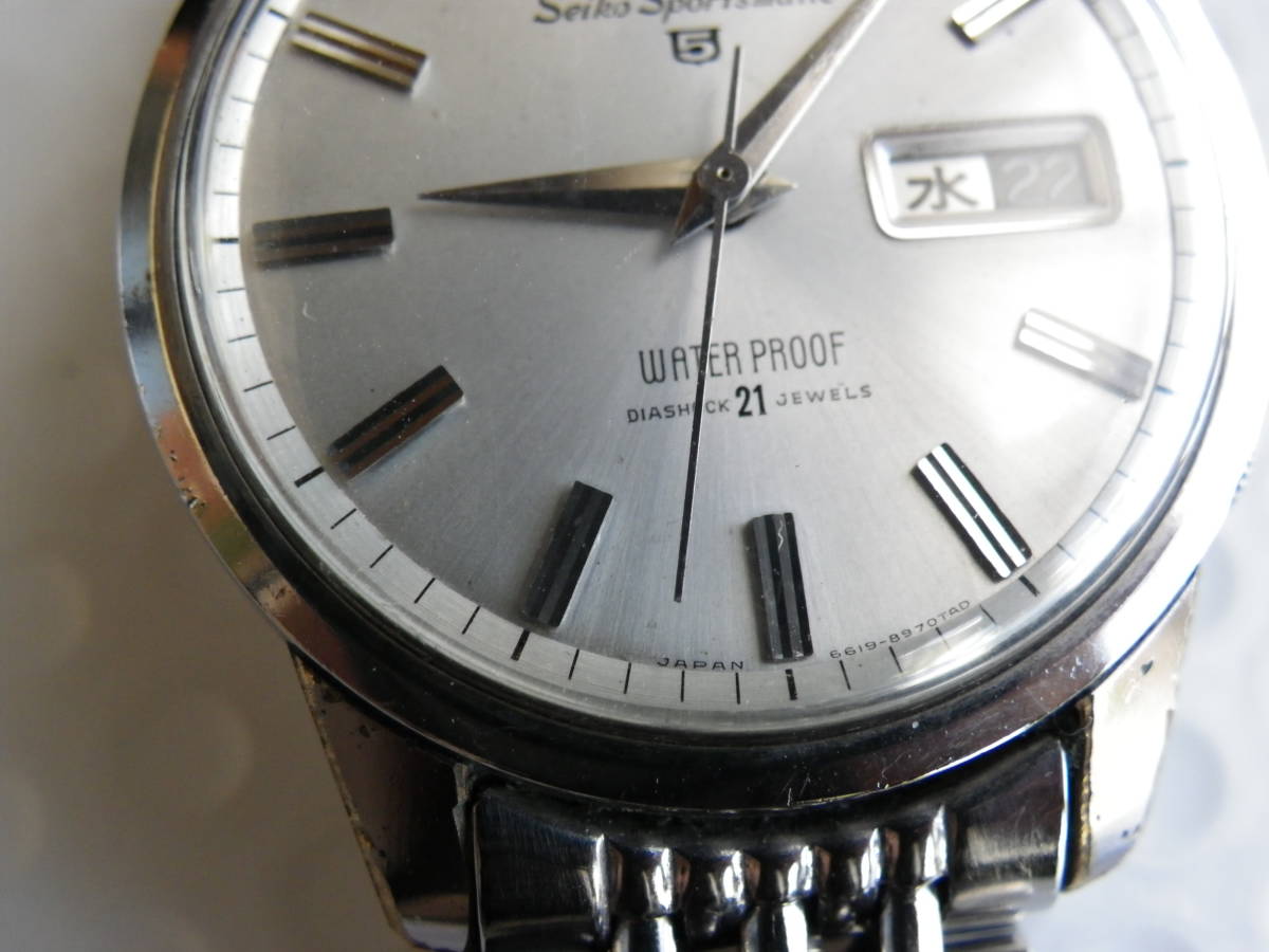 セイコー 21石 スポーツマチック5 自動巻き SEIKO 解説 0 スポーツ 