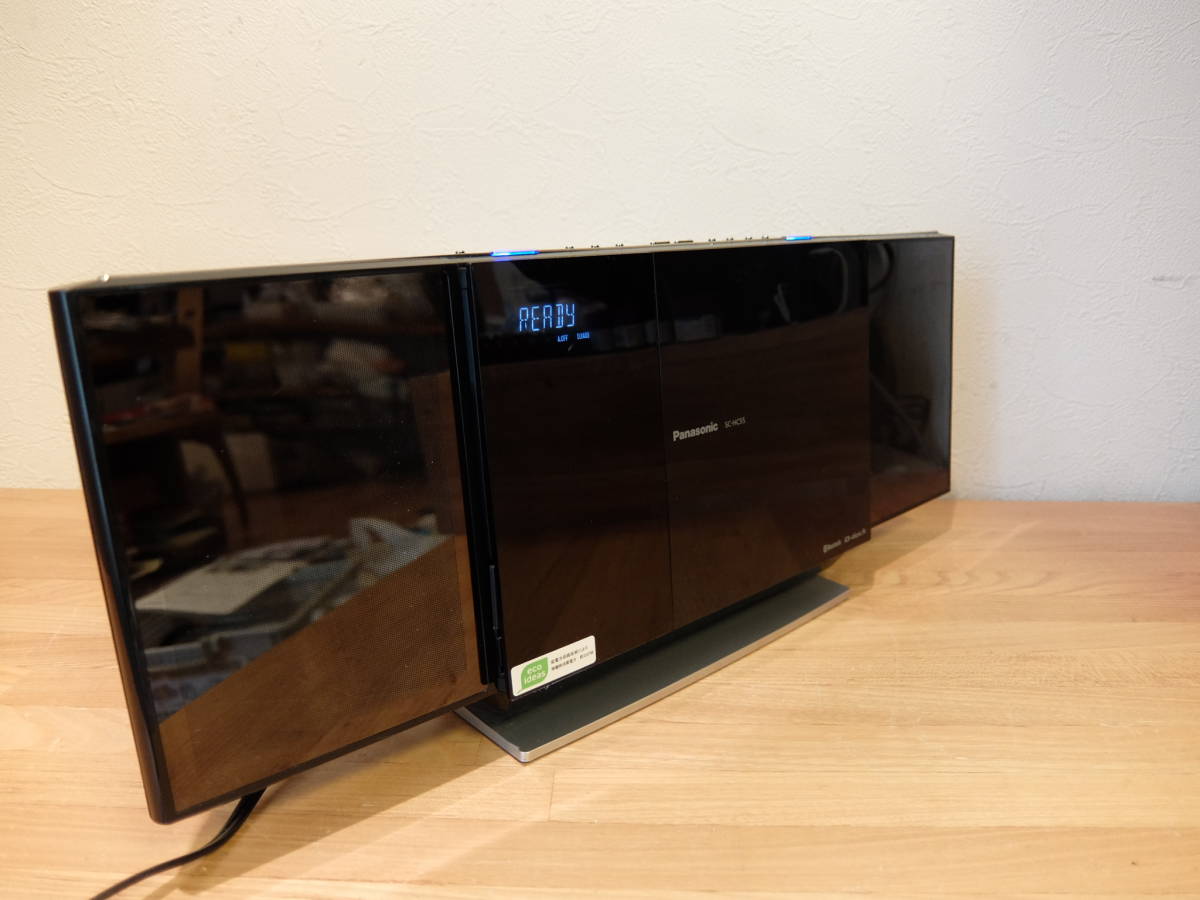 Panasonic コンパクトステレオシステム SC-HC55 -K ブラック 中古