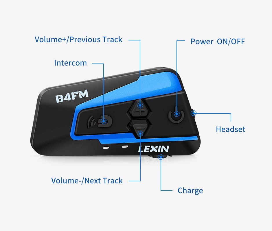 安心のアフターケア 2個セット LEXIN LX- B4FM バイク インカム