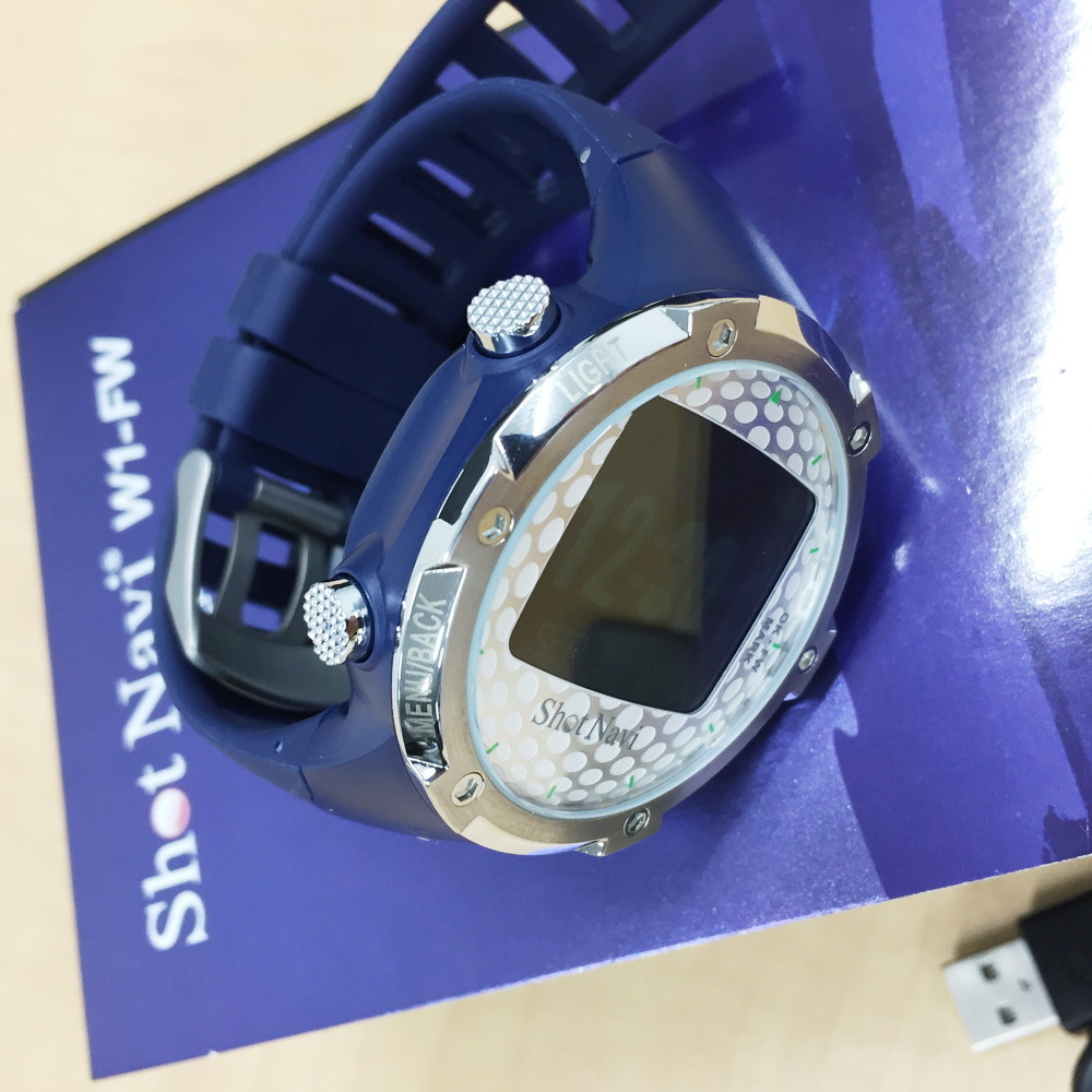 ショットナビ W1-FW 腕時計型 Navi ショットナビ(Shot GPSゴルフナビ