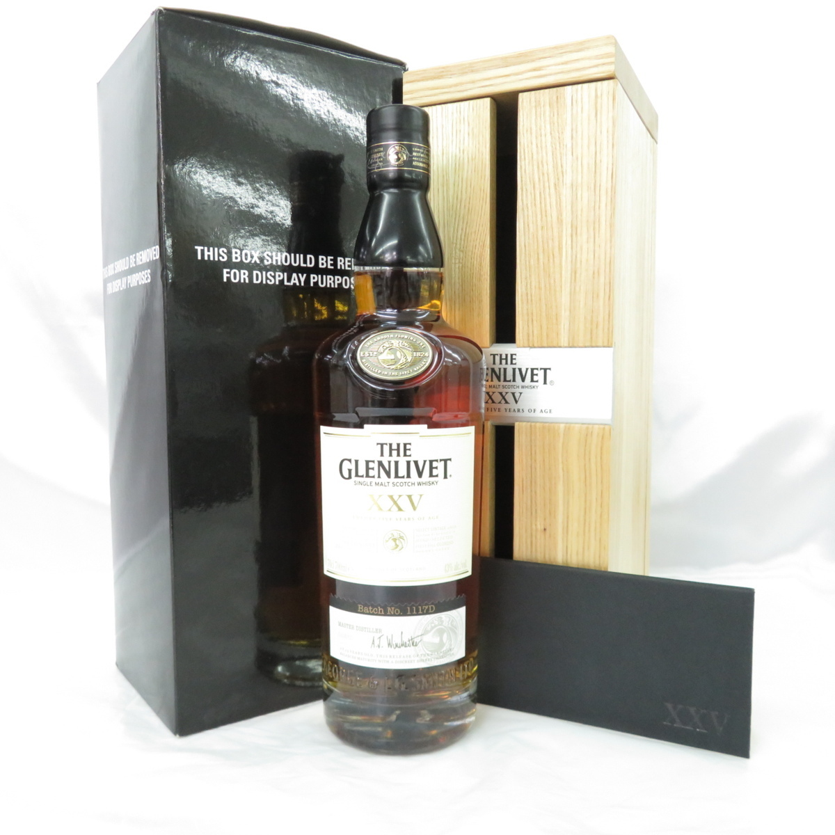 人気セール，品質保証 未開栓 Glenlivet グレンリベット 25年 シングルモルト ウイスキー 700ml 43% 木箱有 10620056(スコッチ)｜売買されたオークション情報、yahooの商品情報をアーカイブ公開 - オークファン スコッチ